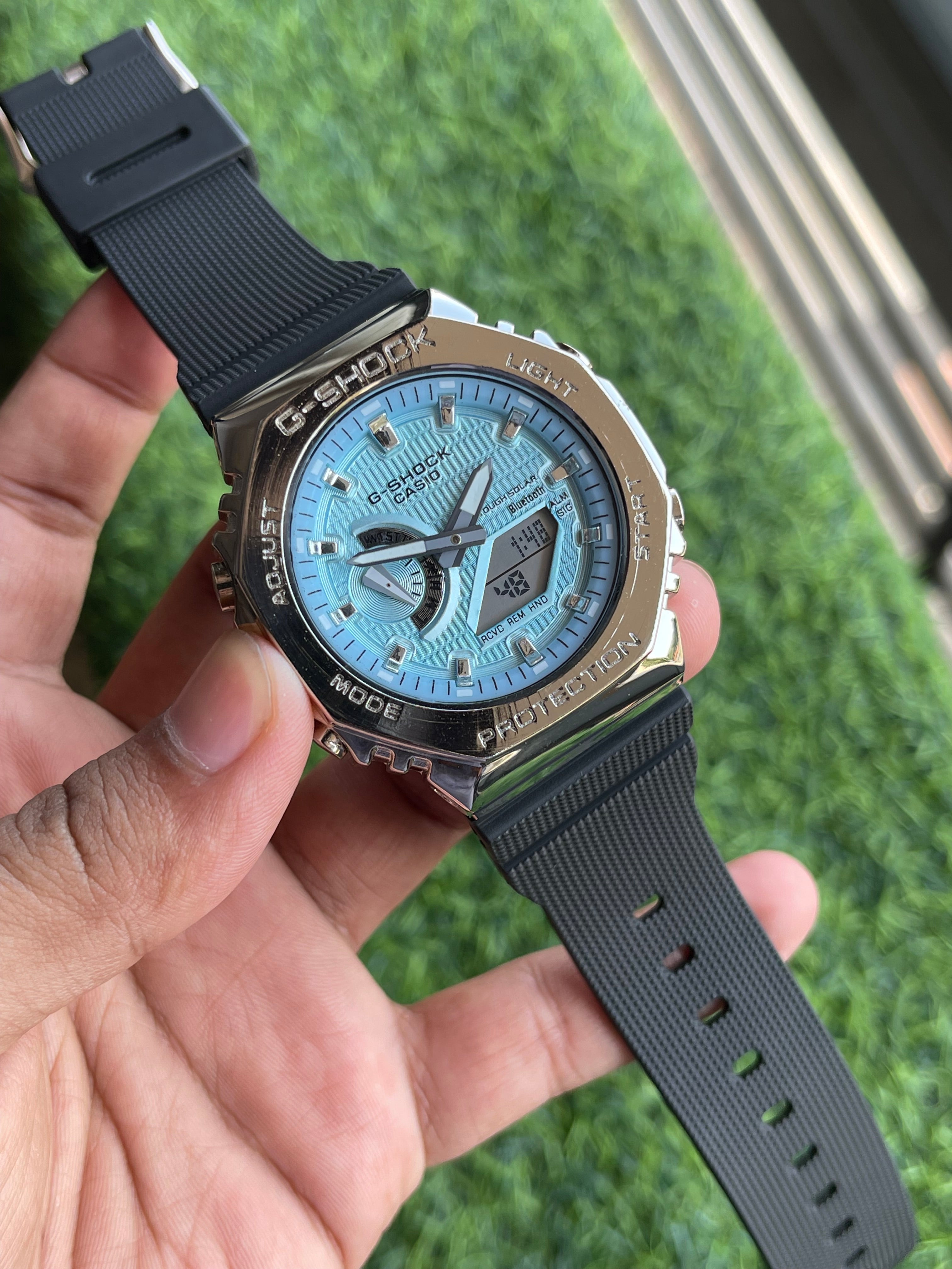 RC G-Shok GM-2100 Ice Blue Steel Edition