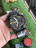 RC Diiesel Mega Chief Dual-Time Chronograph – Black & Gold Edition