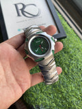RC Nikee Sport Watch – Silver & Green Dial