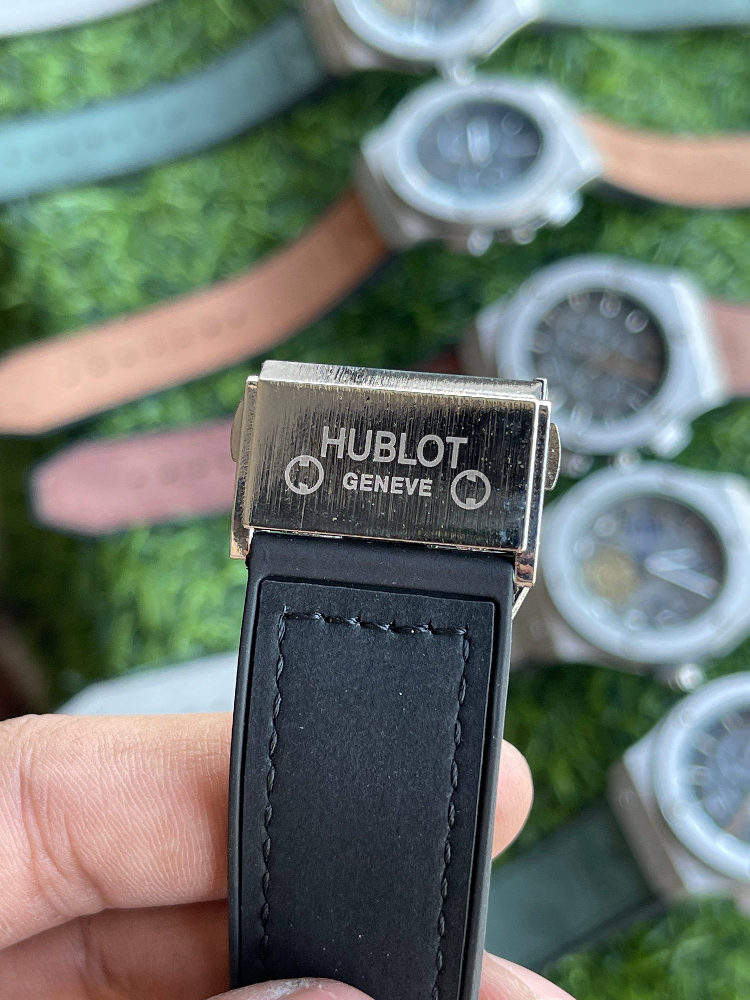 RC Hublt Skeleton Chronograph – Black Strap