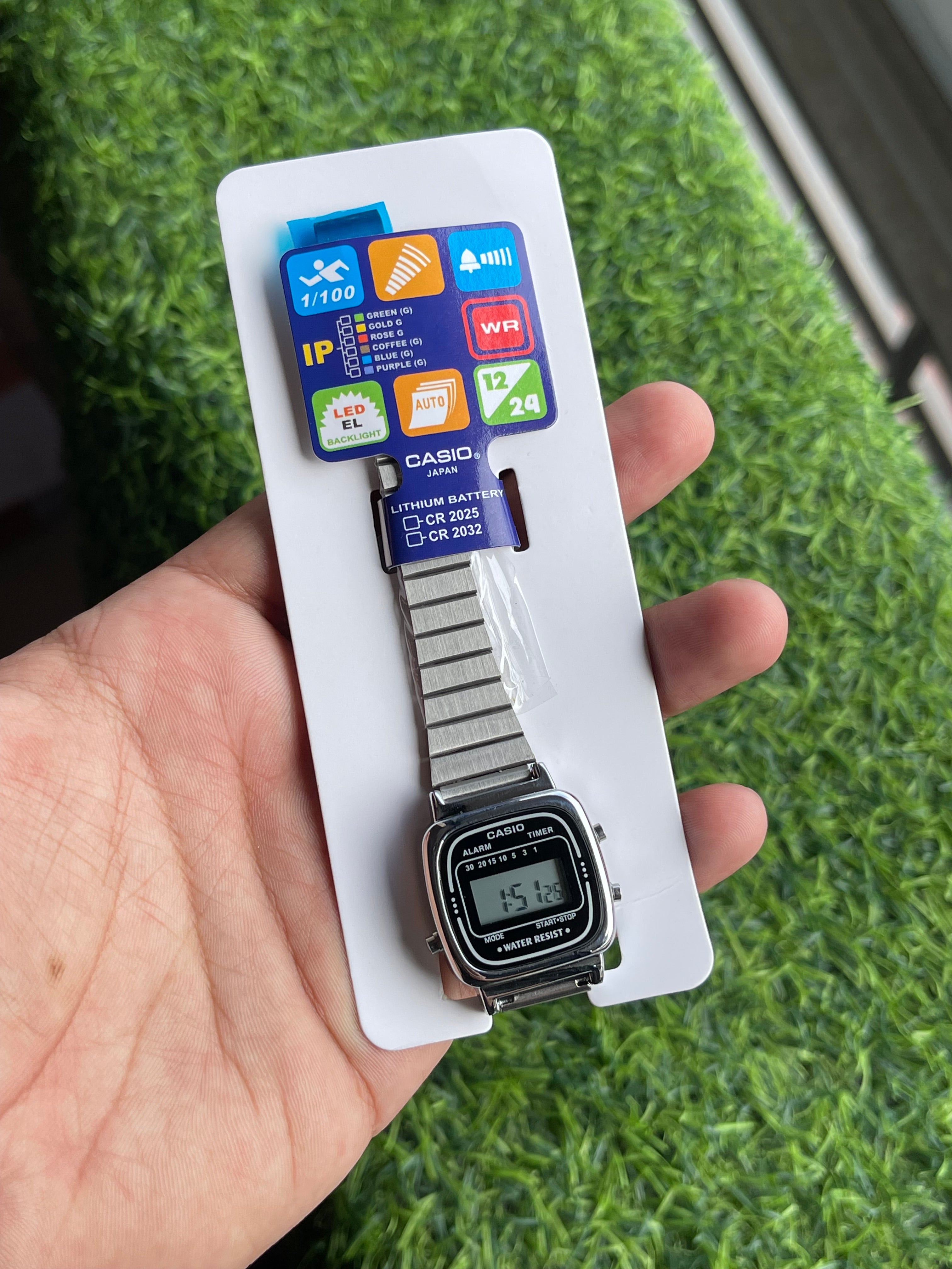 RC Casiio Vintage Digital Watch – Unisex Stainless Steel watch