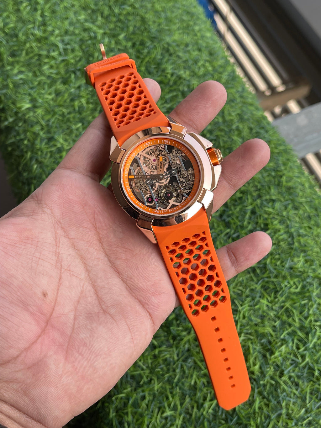 RC JACOB Shri Ram Limited Edition Skeleton Automatic Watch (wear by many celebrities)
