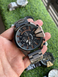 RC Diiesel Chronograph Watch – Black & Rose-Gold Edition