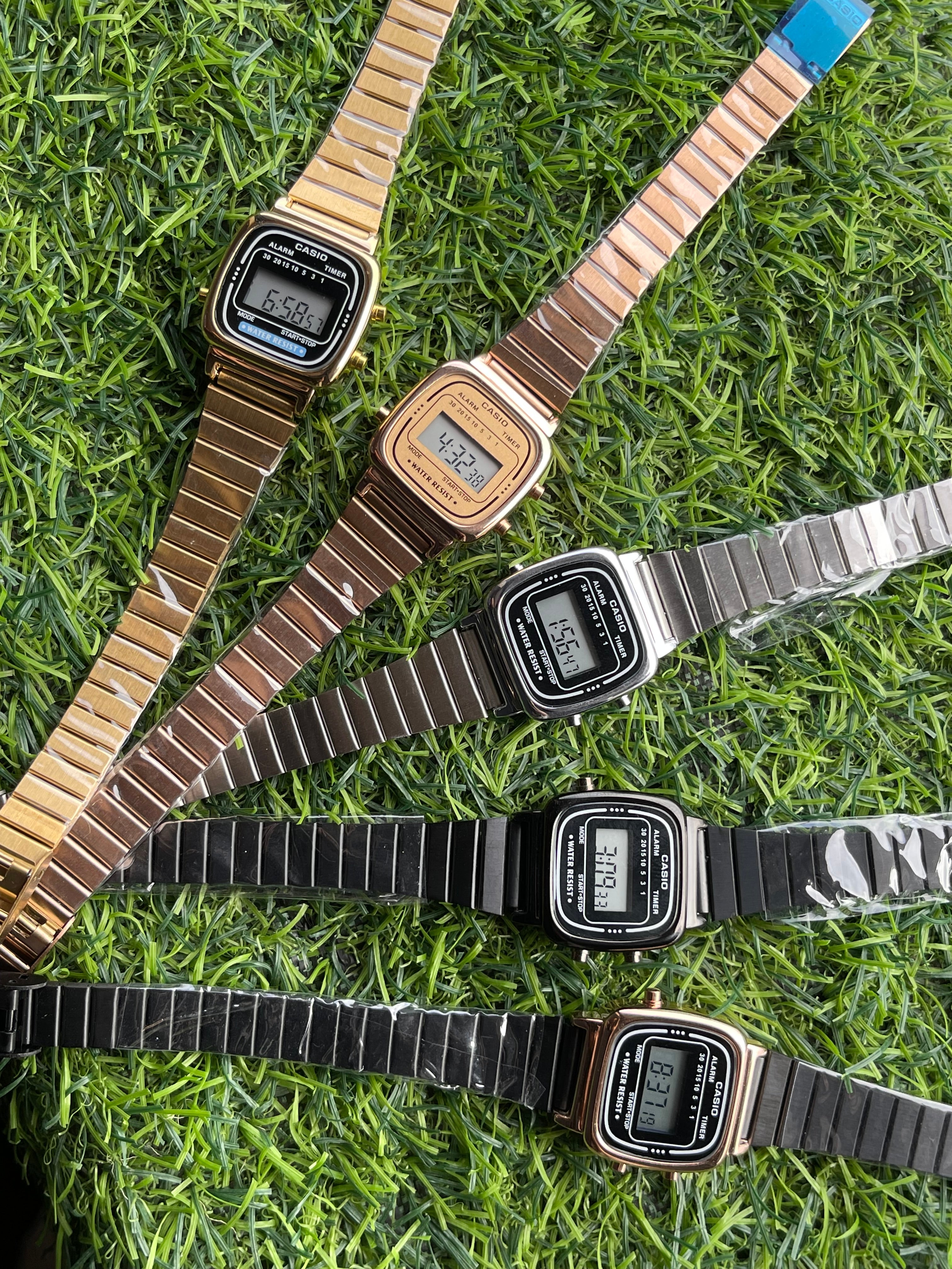 RC Casiio Vintage Digital Watch – Unisex Stainless Steel watch