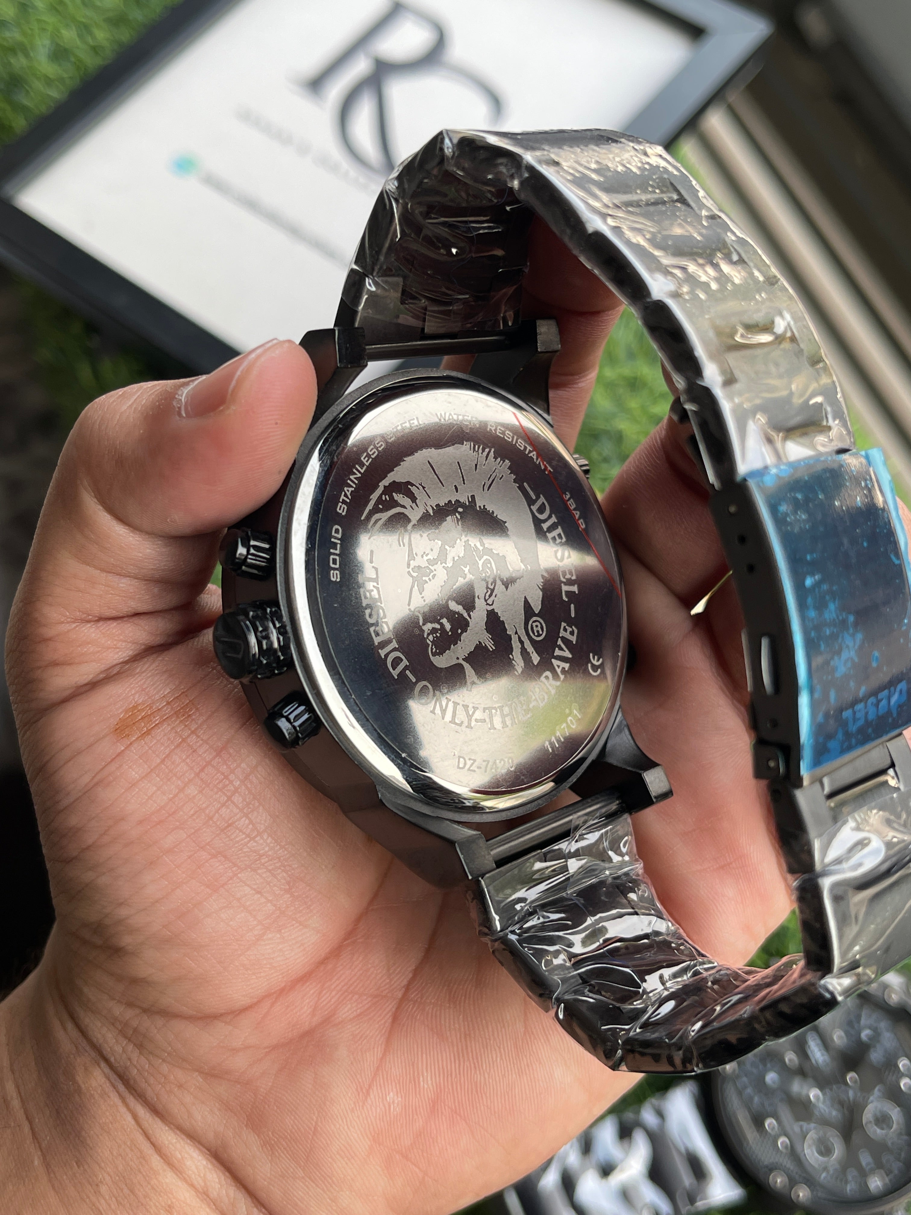 RC Diiesel Mega Chief Dual-Time Chronograph – Black Stainless Steel Edition
