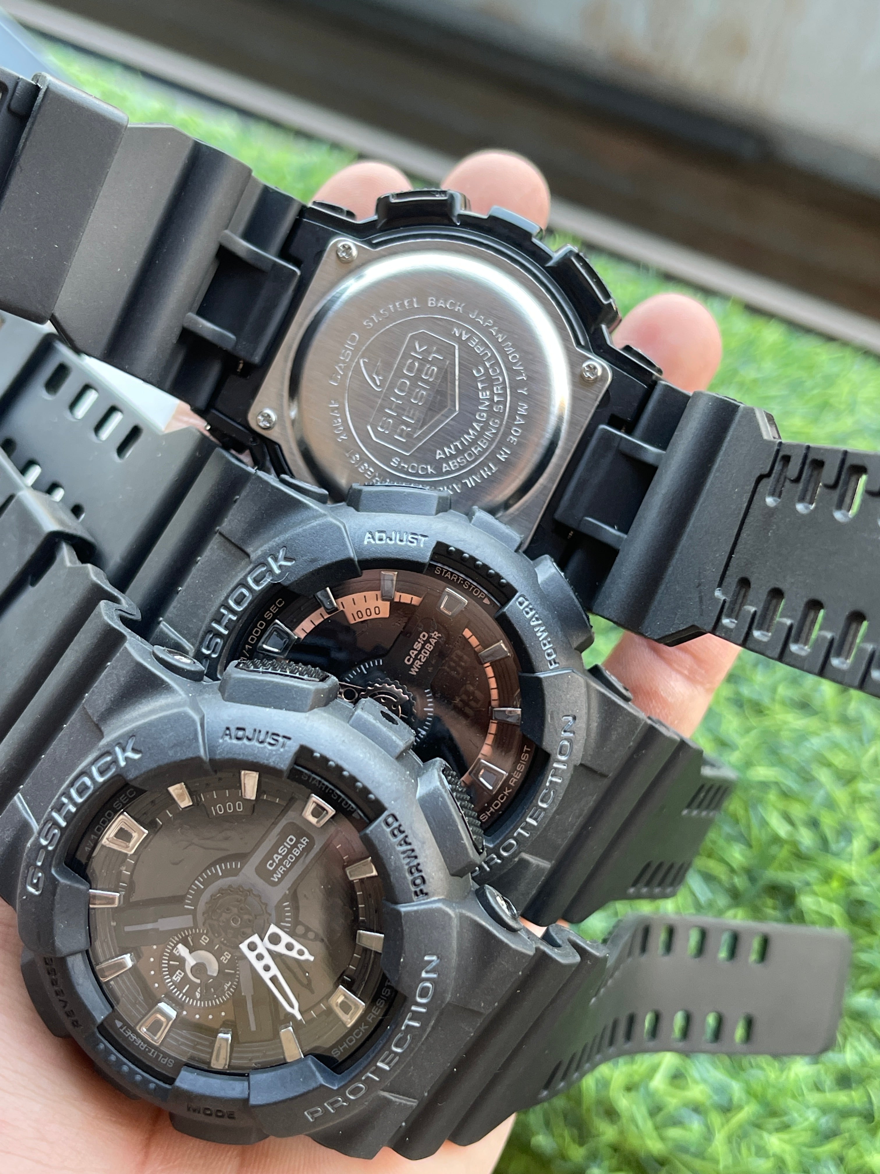 RC Casiio G-Shok Analog-Digital Men’s Watch – Black & Silver Edition