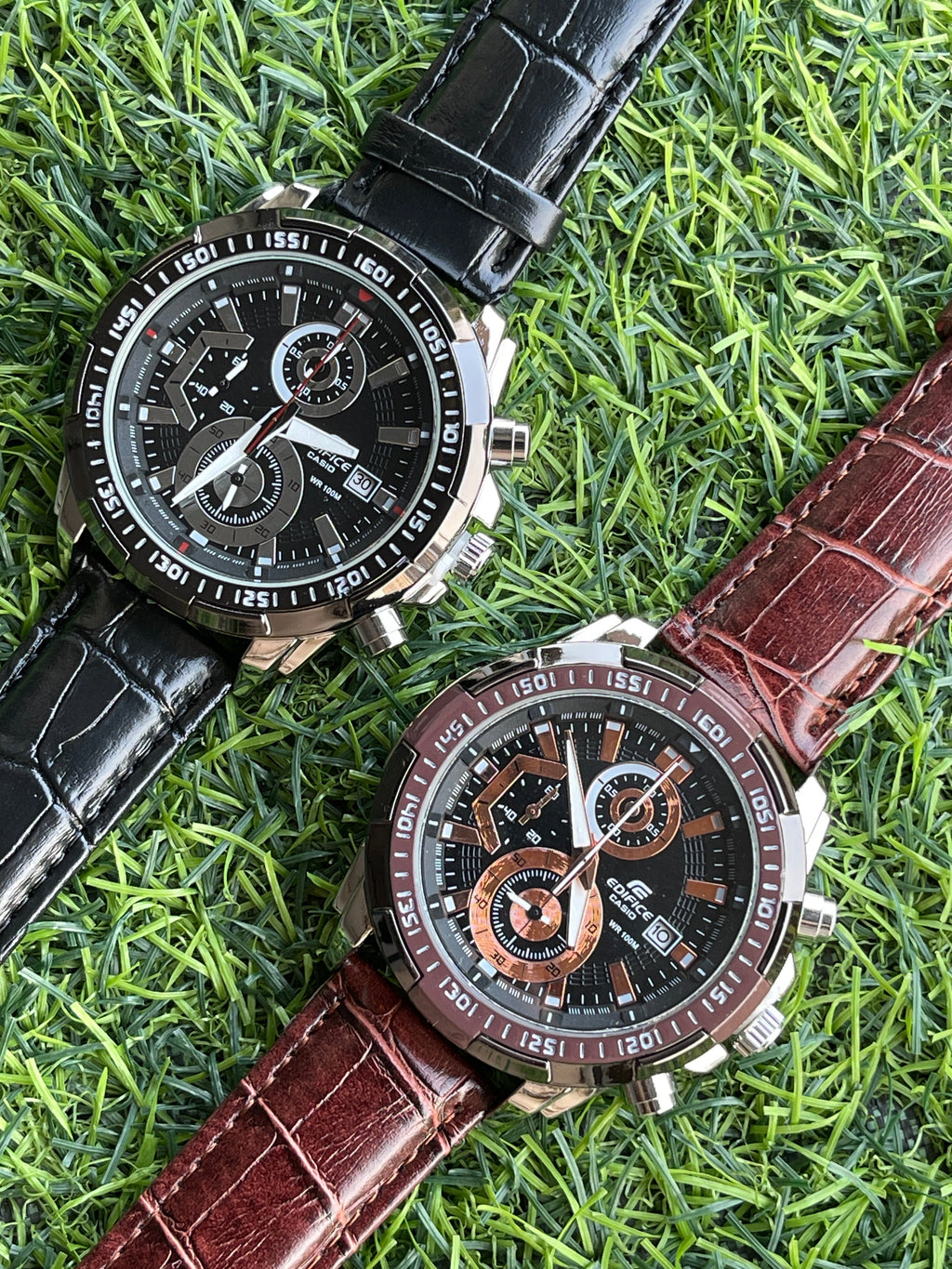 RC Casiio Edifiice Chronograph – Brown Leather Edition