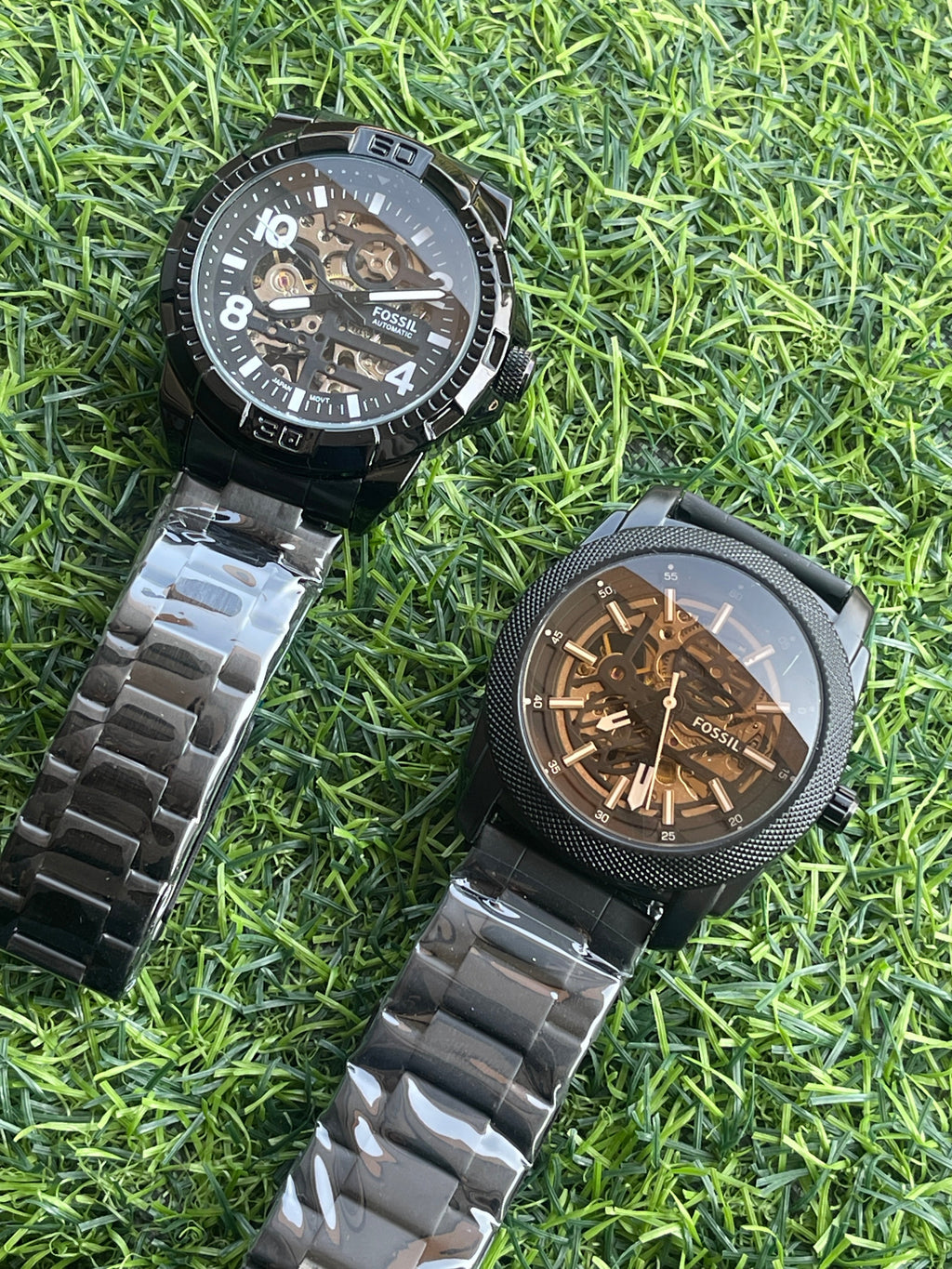 RC Fossiil Automatic Skeleton Watch – Black Edition
