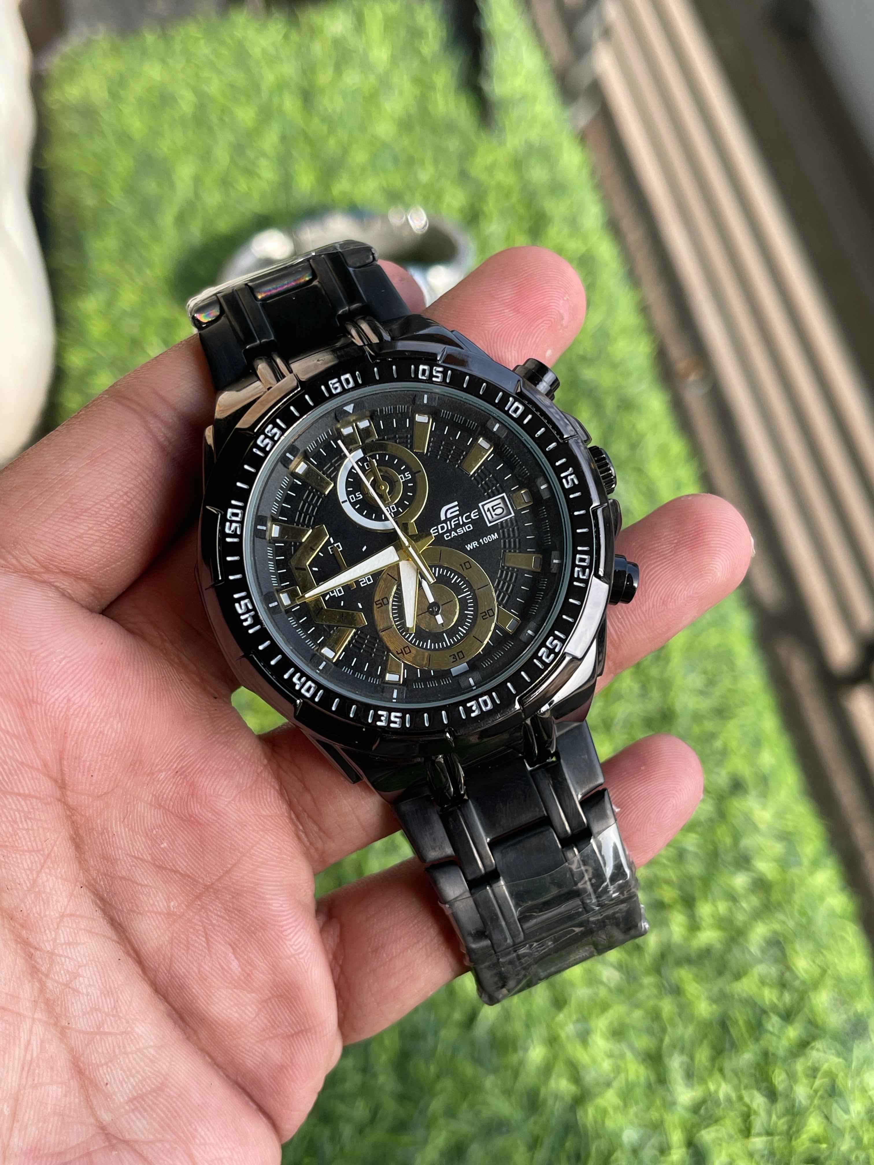 RC Edifiice Chrono Black Gold Elite Edition