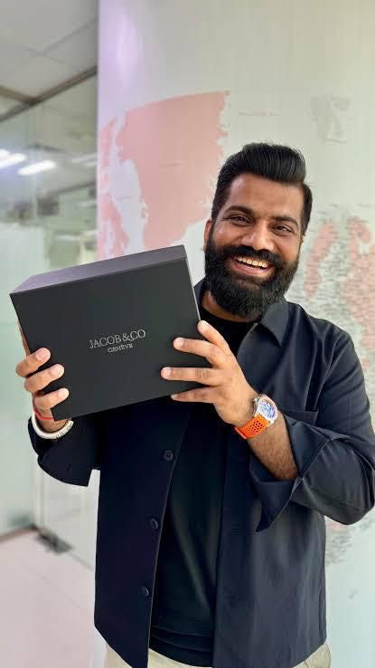 RC JACOB Shri Ram Limited Edition Skeleton Automatic Watch (wear by many celebrities)