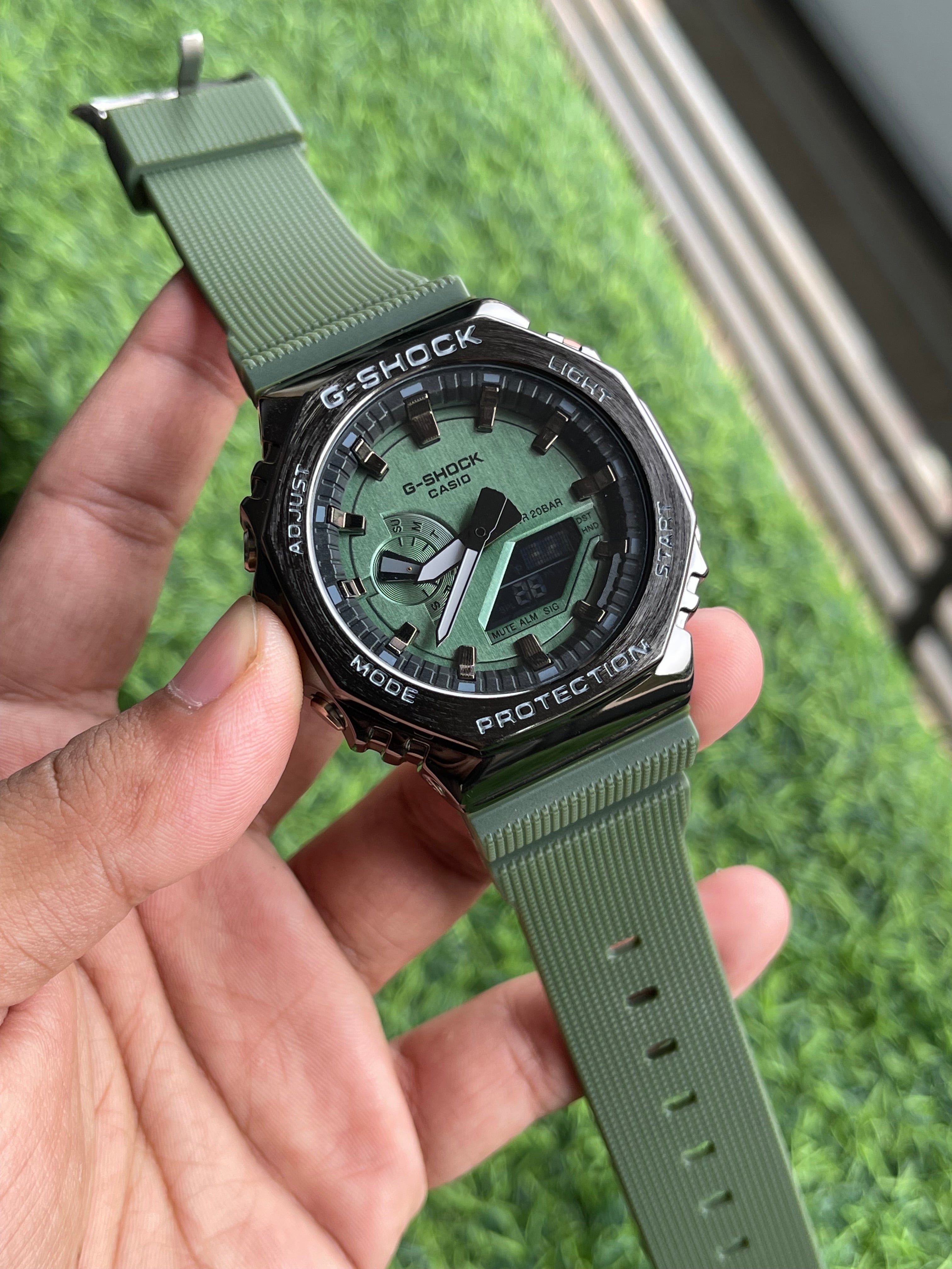 RC G-Shok GM-2100 Olive Green Tactical Edition