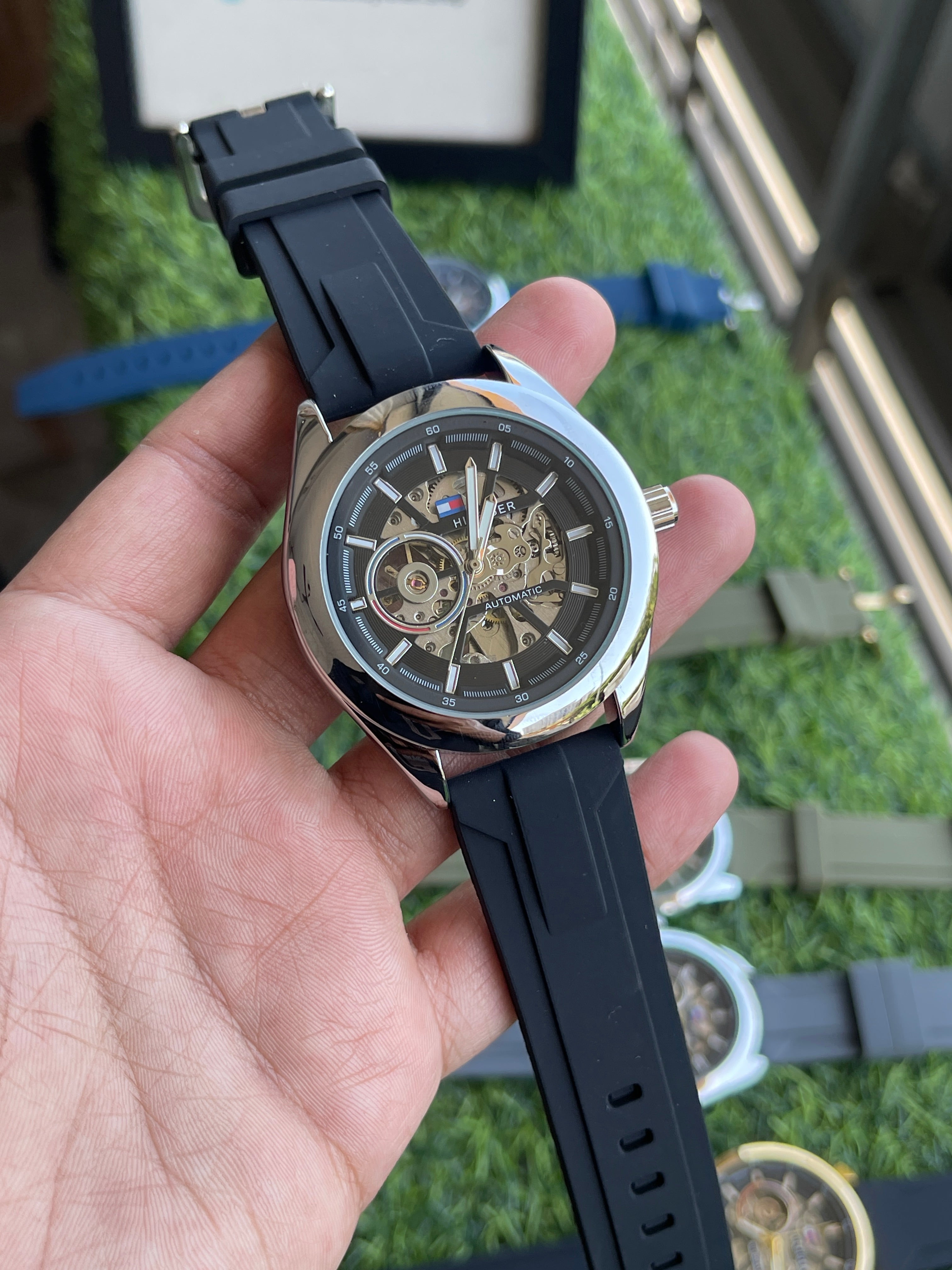 RC Tommy Hilfiger Automatic Skeleton Fusion Series (silver-black)