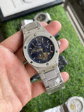 RC Hublt Classic Fusion Skeleton Quartz Collection (grey-royal blue)