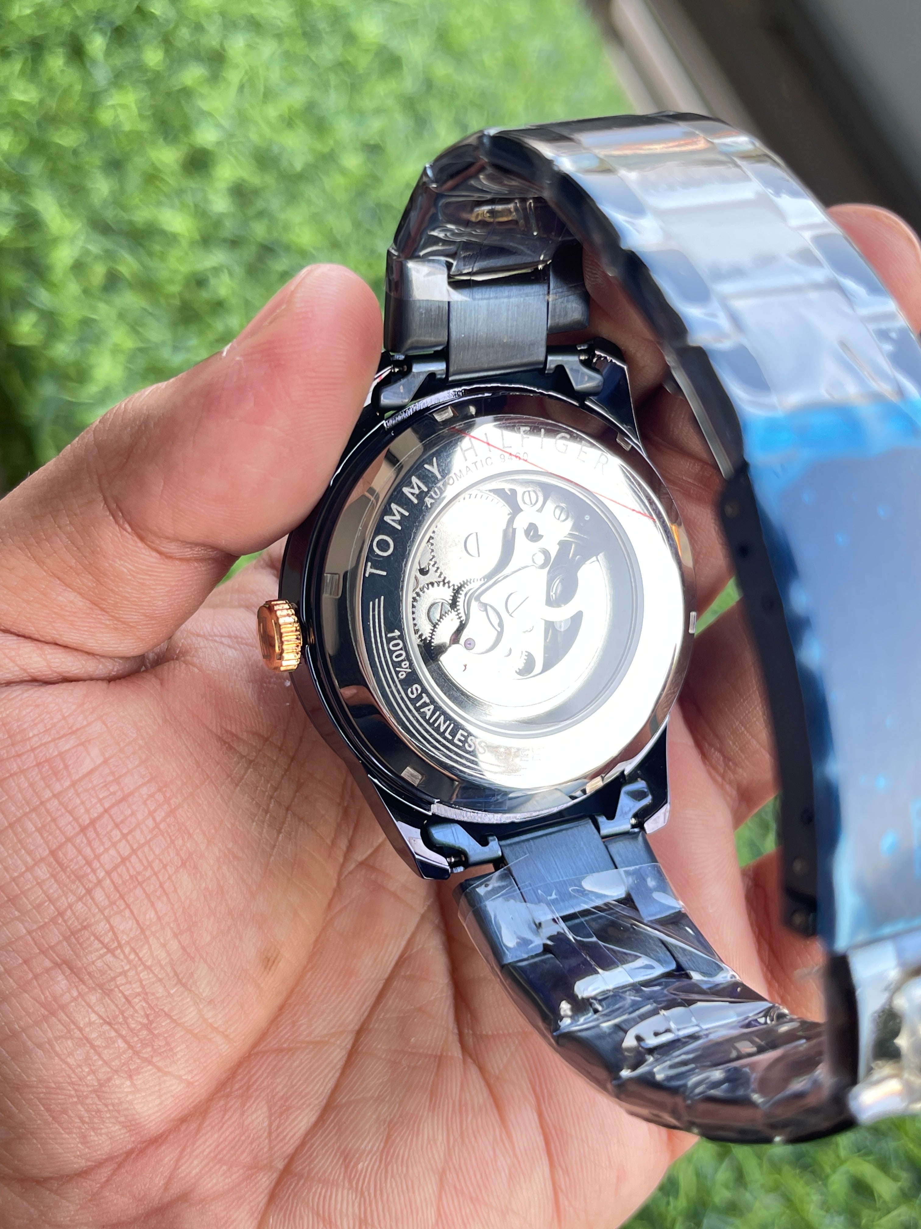 RC Tommy Automatic Skeleton Men’s Watch – Blue Dial