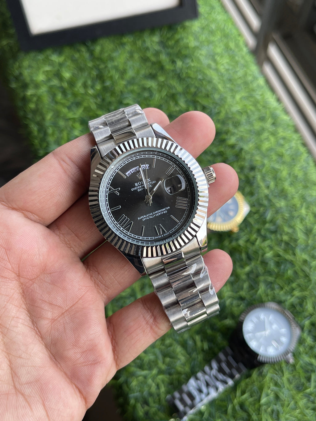 RC RLX Day-Date – Silver Edition