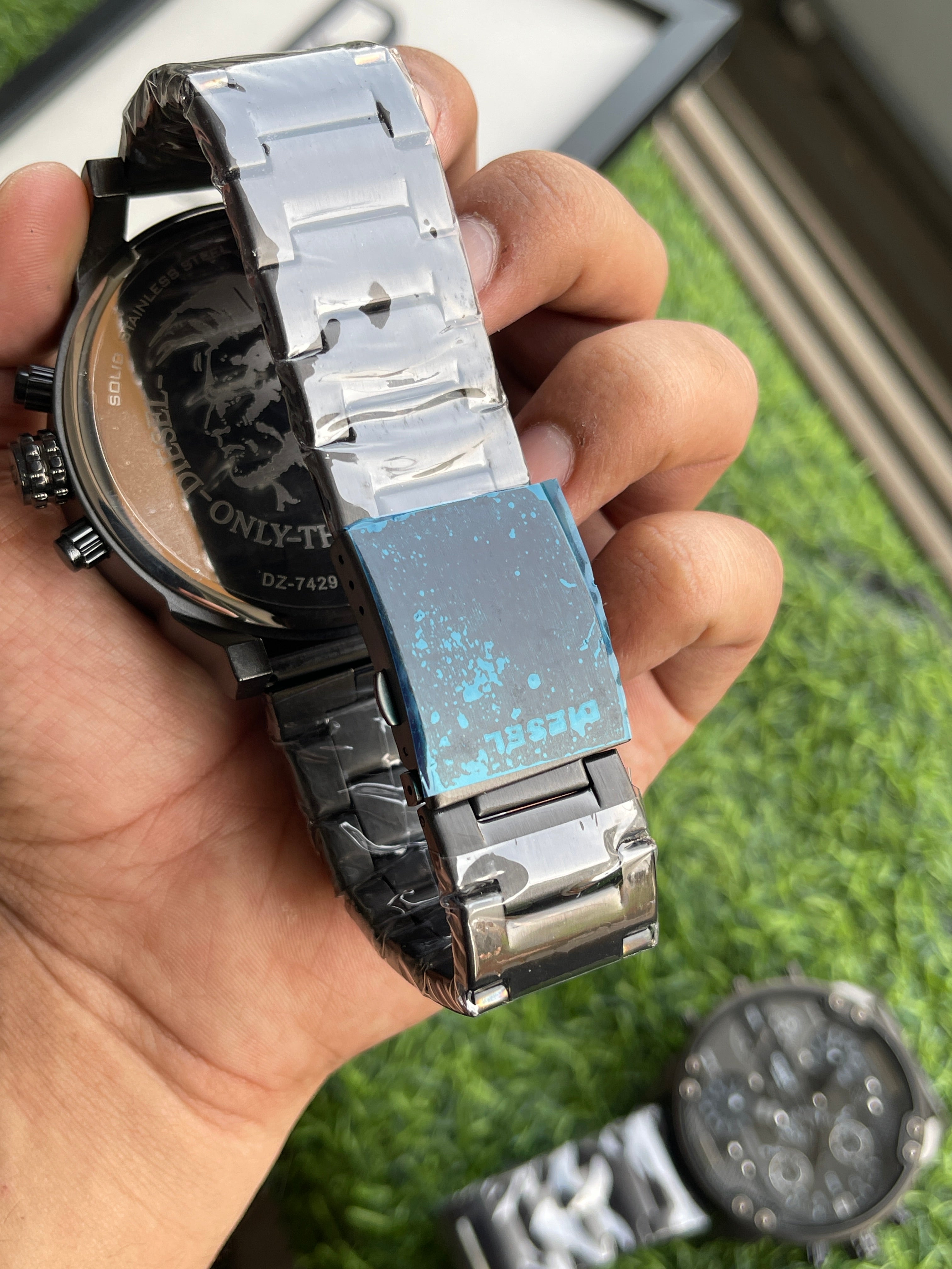 RC Diiesel Mega Chief Dual-Time Chronograph – Black Stainless Steel Edition