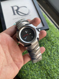 RC Nikee Sport Watch – Silver & Black Textured Dial