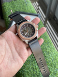 RC Fossiil Skeleton Automatic “Rose Steel” Edition