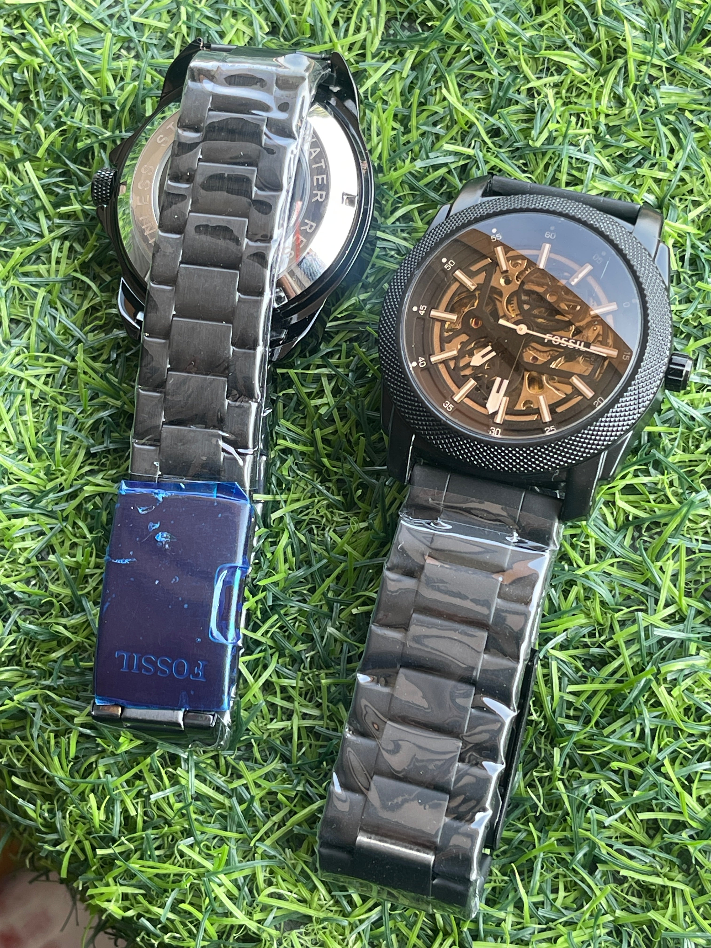 RC Fossiil Automatic Skeleton Watch – Black Edition