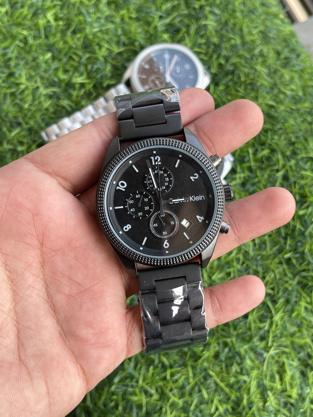 RC CK Black Chronograph Watch