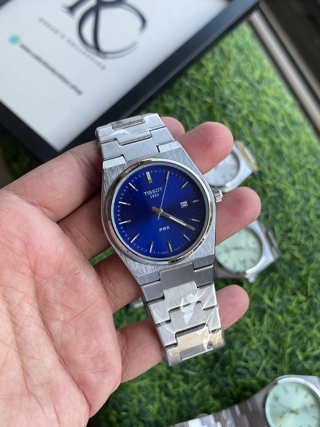 RC Tisst PRX Quartz – Deep Blue Sunburst Dial | Stainless Steel