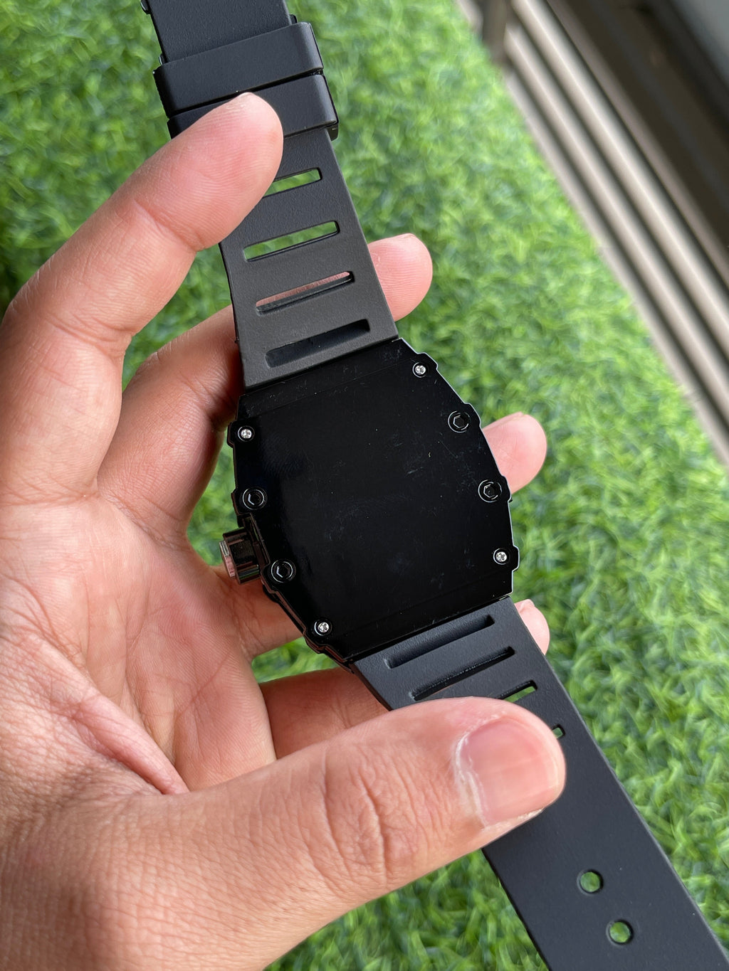 RC Richaard Miille – Black Skeleton Quartz Watch