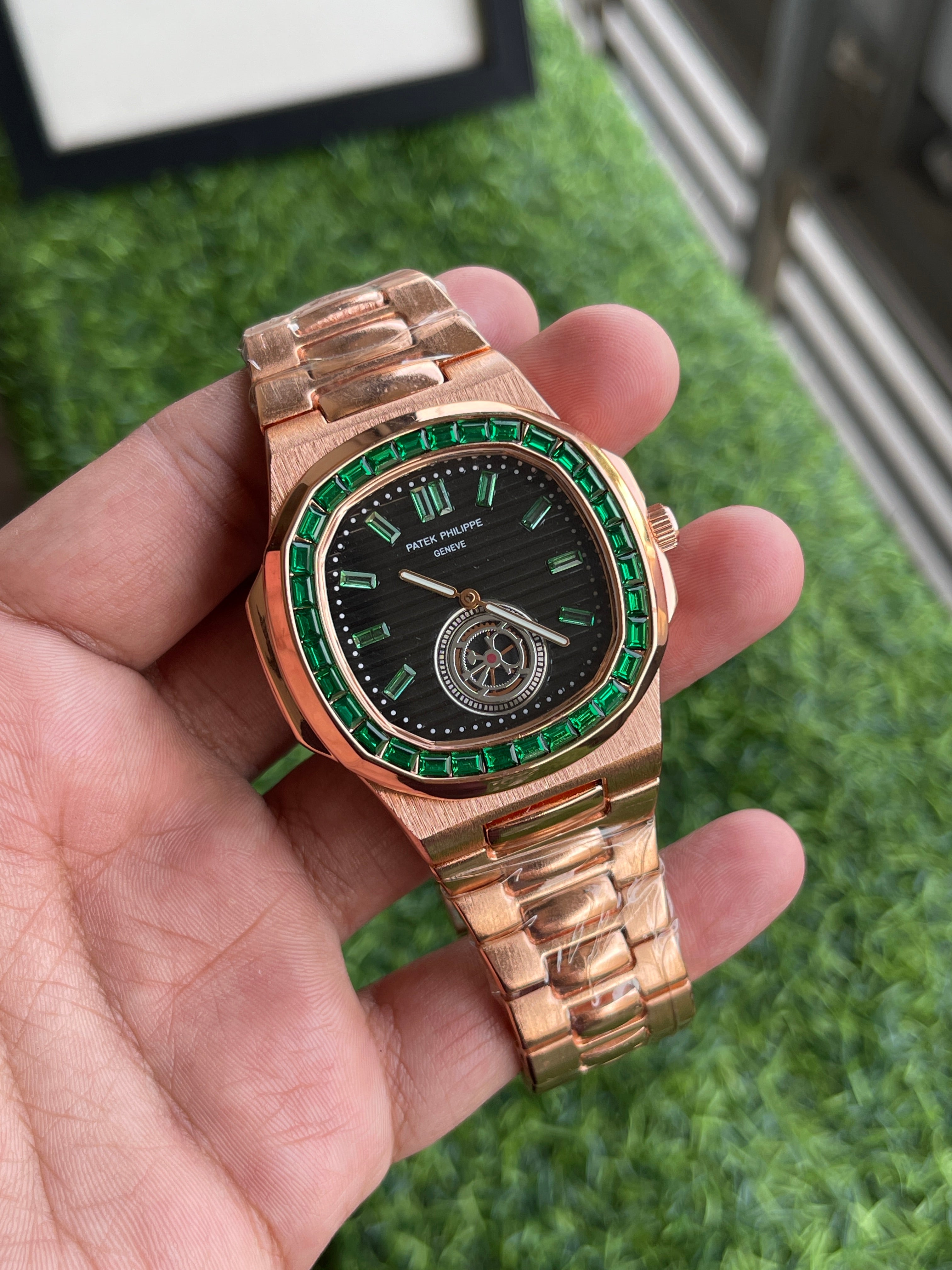 RC Patek Emerald Nautilus Royale Watch