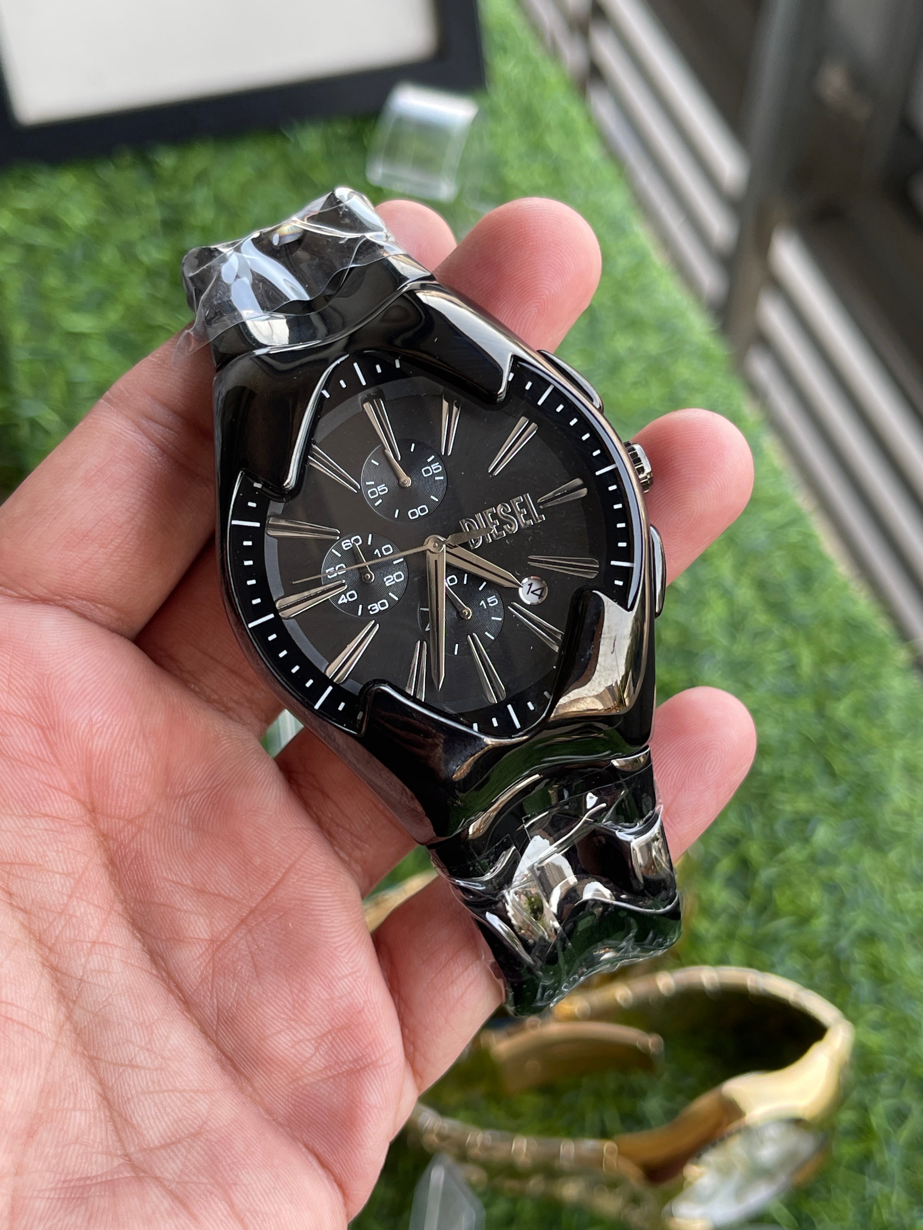 RC Diiesel Gloss Black Designer Watch