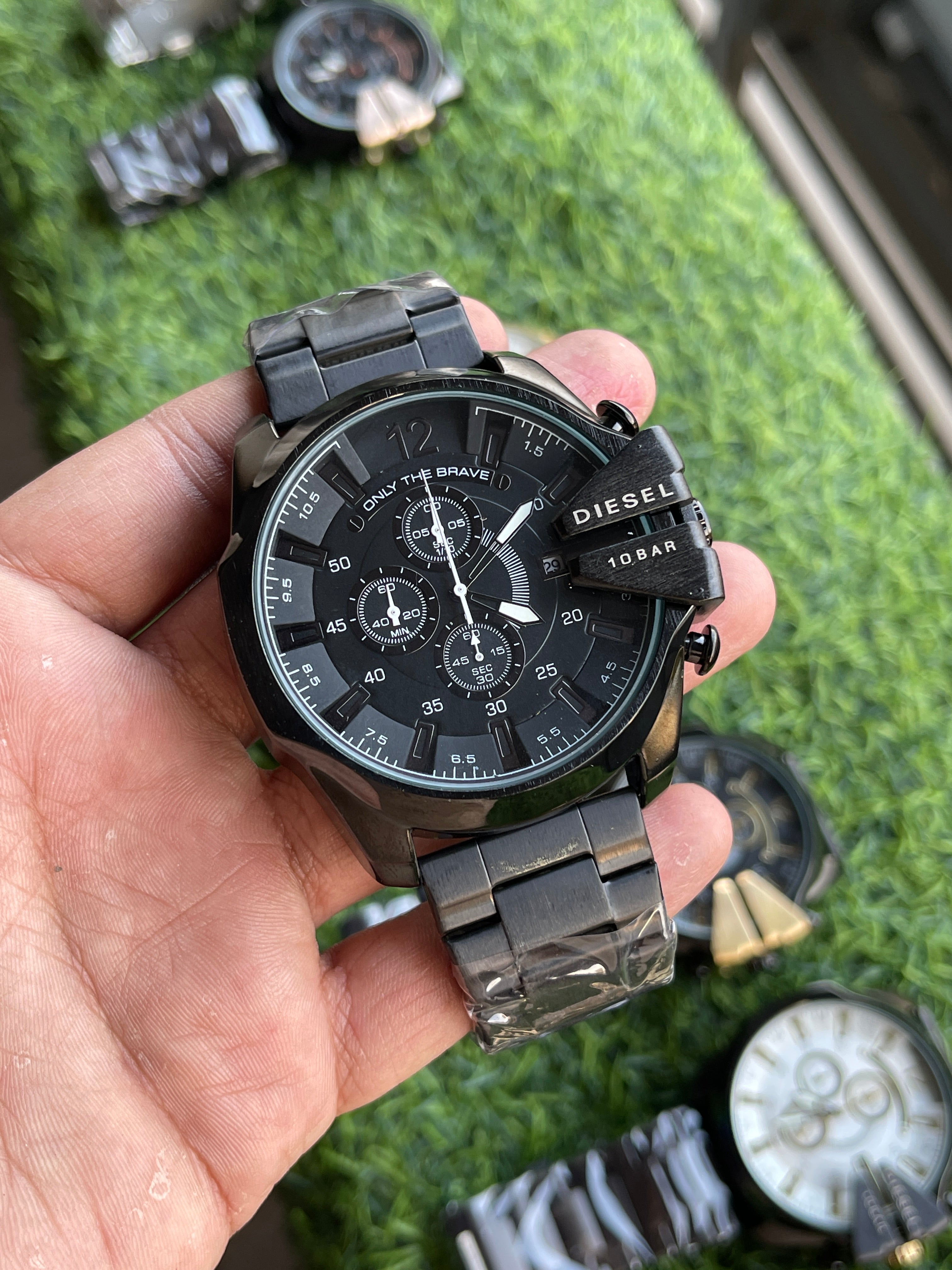 RC Diiesel Chronograph Watch – All Black Edition