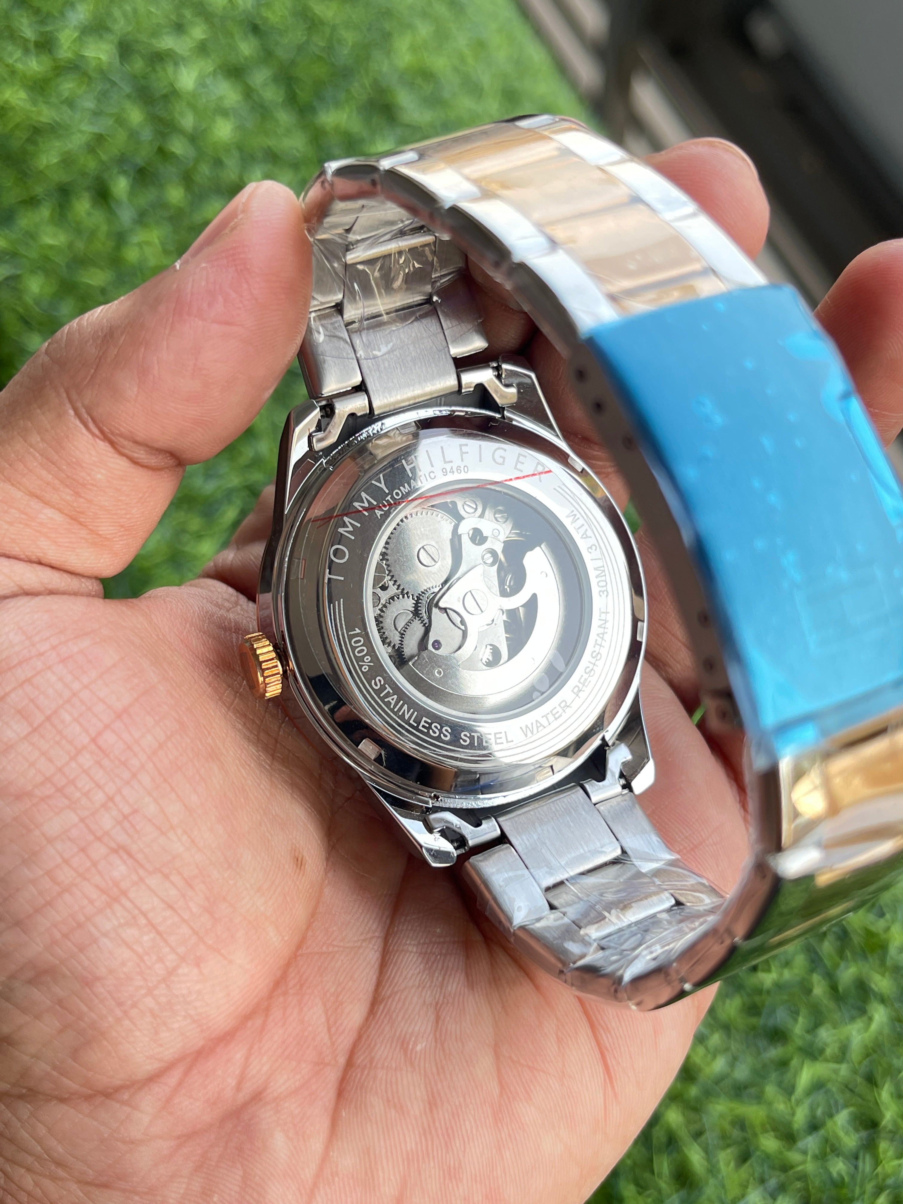 RC Tommy Automatic Skeleton Men’s Watch (Rose Gold & Black)