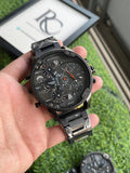 RC Diiesel Mega Chief Dual-Time Chronograph – Black Stainless Steel Edition