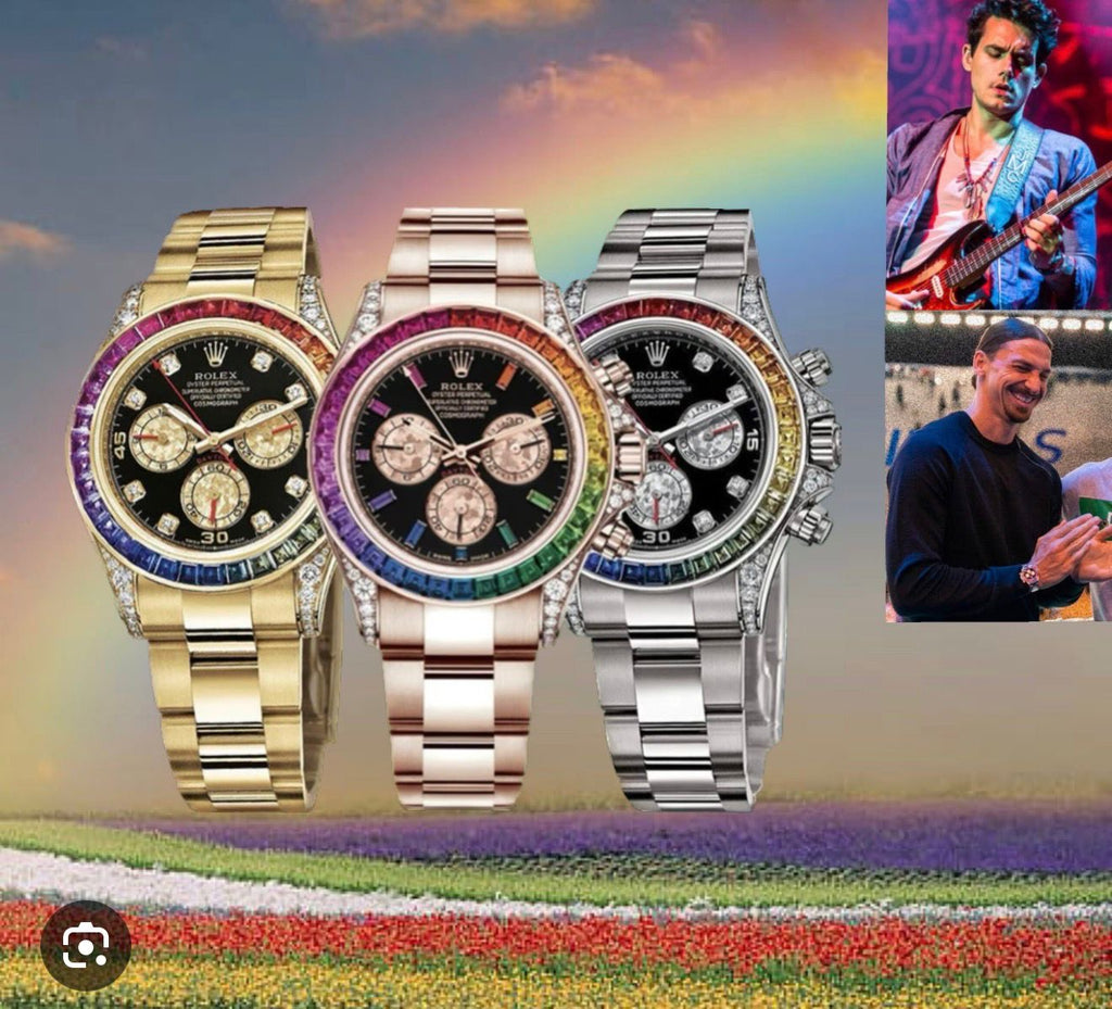 RC RLX rainbow edition premium quality watch (featured by virat kohli)