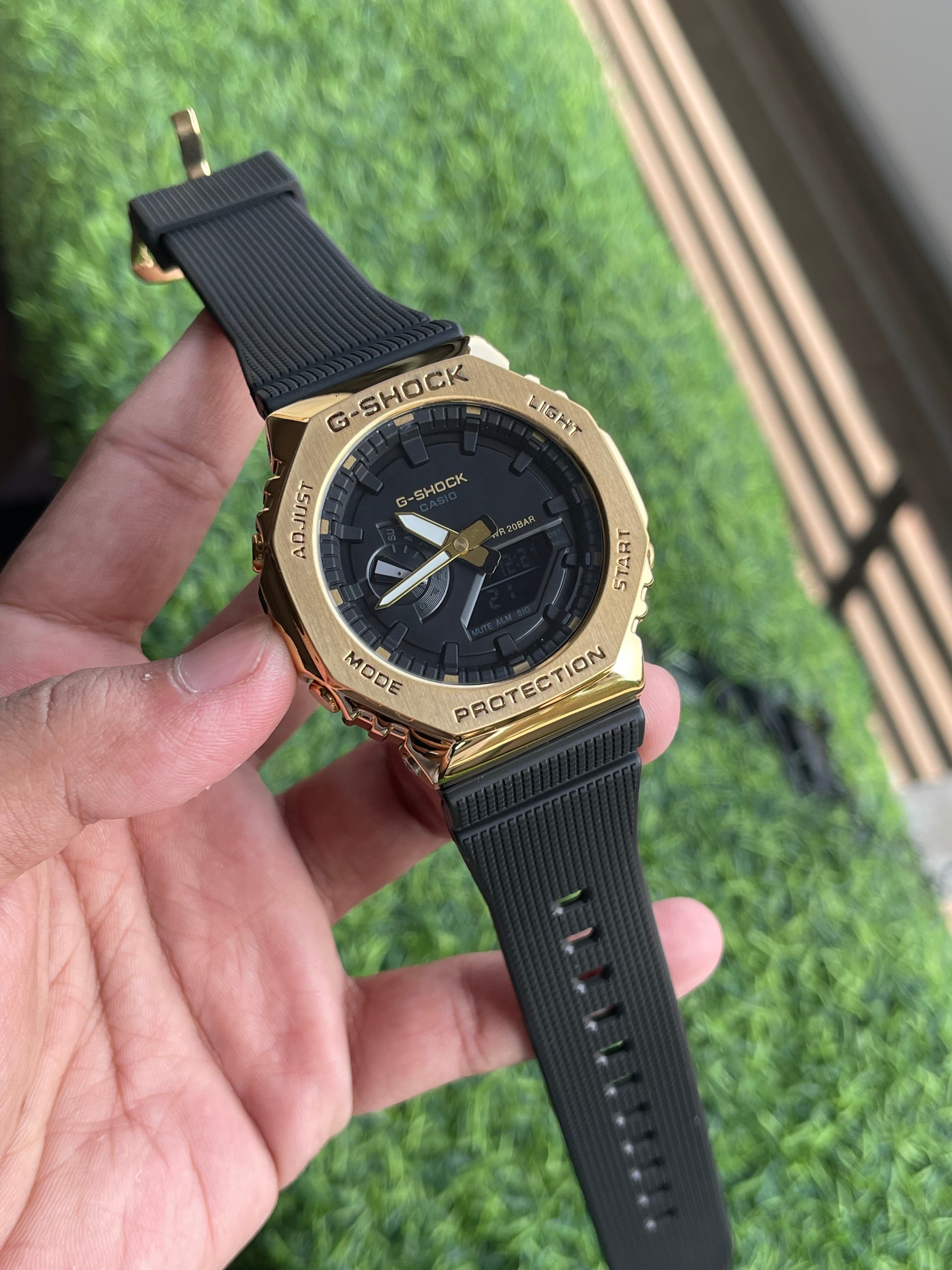RC G-Shok GM-2100 Gold Shadow Analog-Digital Watch