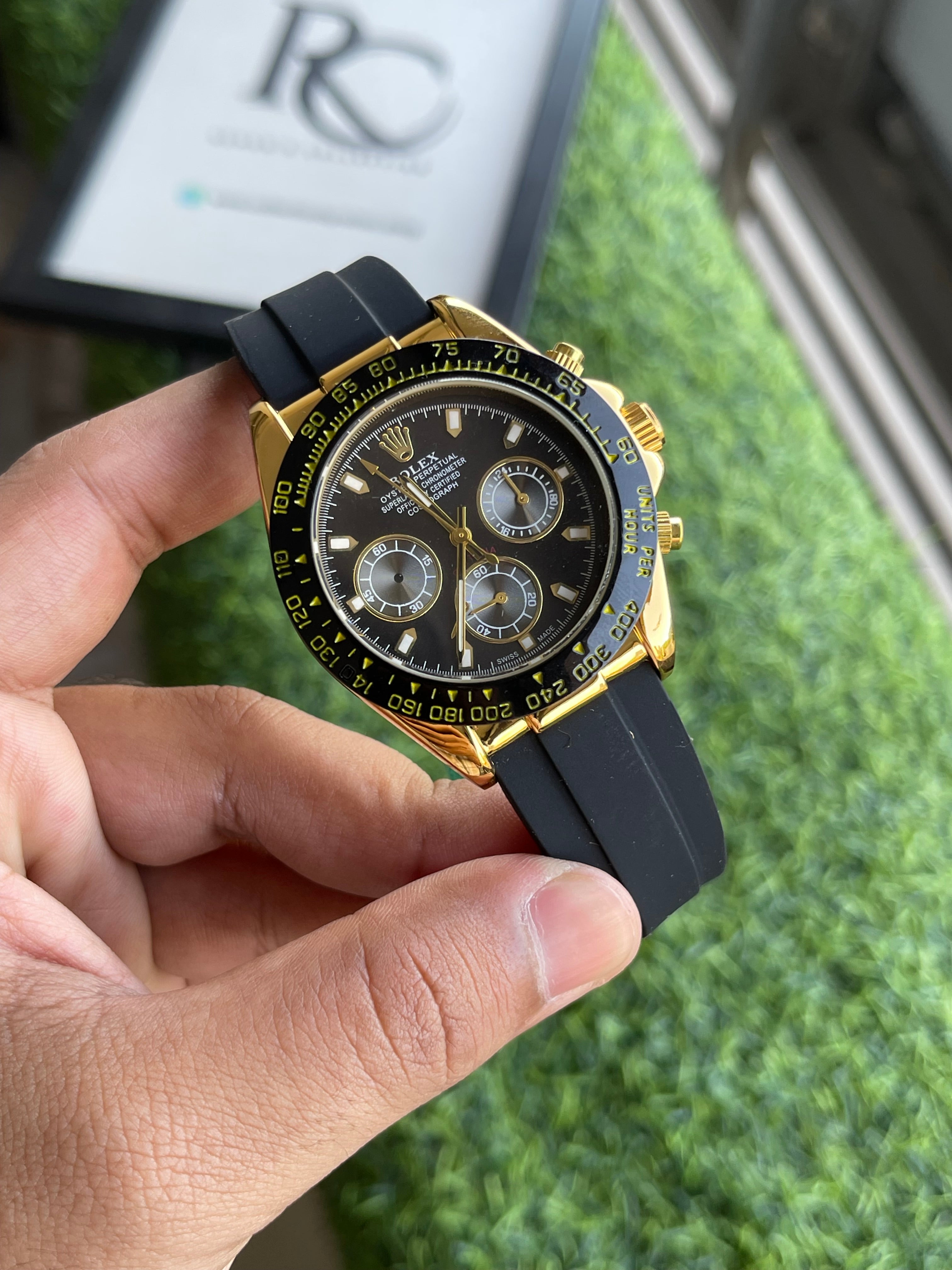 RC RLX Daytona “Black Gold” Chronograph Edition