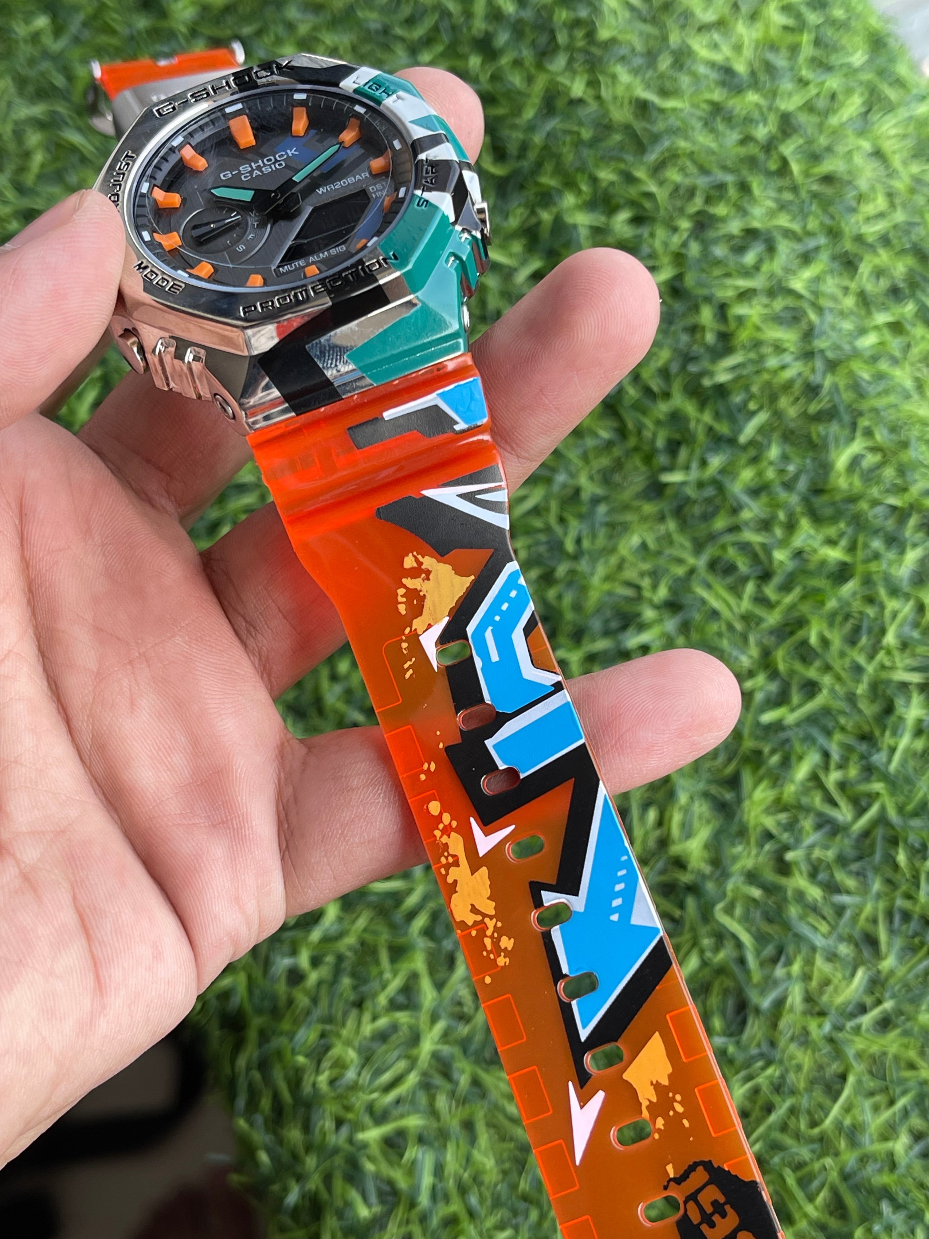 RC G-SHOK Multicolor Limited Edition – Dual Display Sports Watch