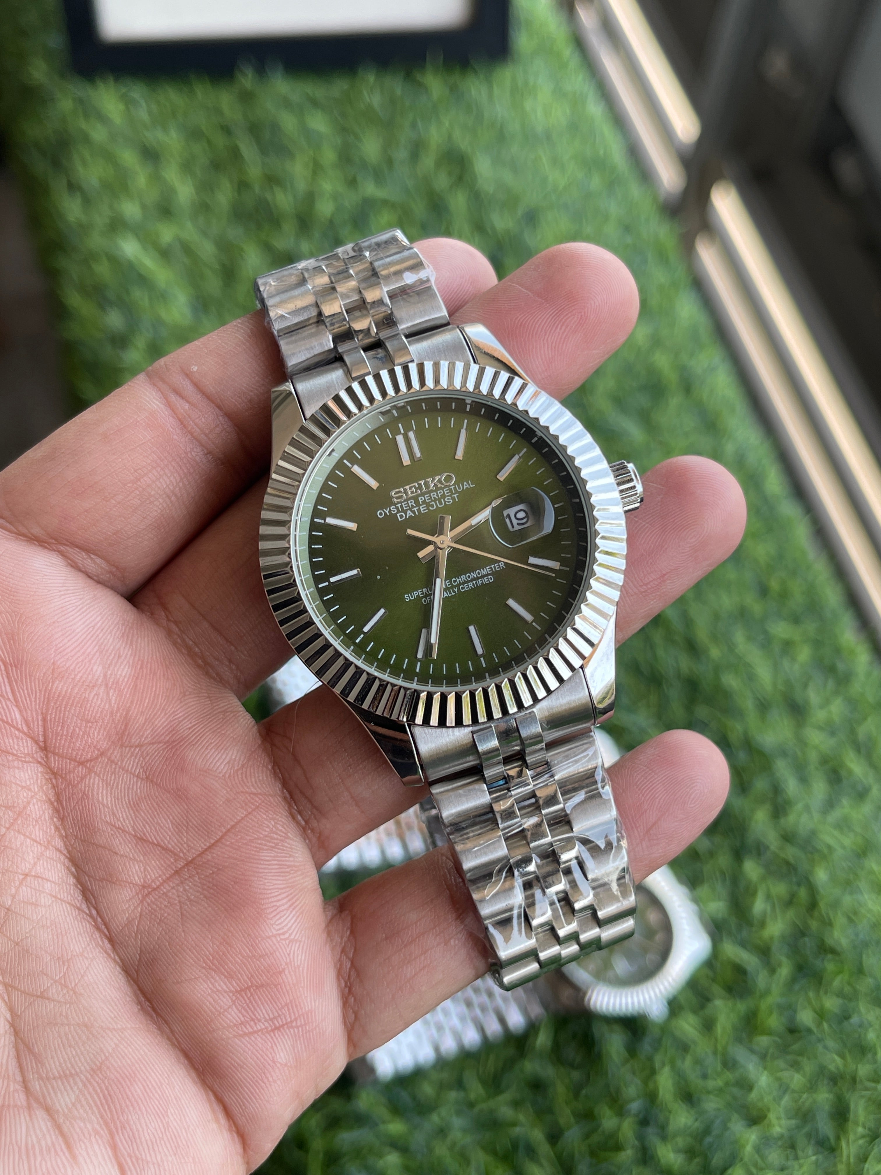RC Seiiko Emerald Fluted Classic