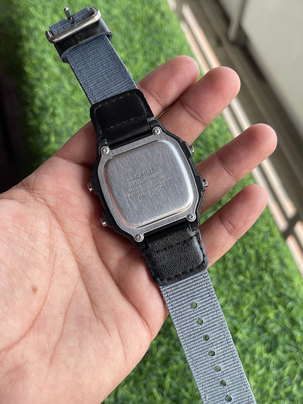 RC Casiio World Time Illuminator Digital Watch (black-grey)