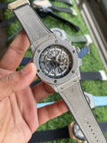 RC Hublt Luxury Skeleton-Dial Sports Watch