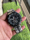 RC Edifiice Chrono Black Steel Edition