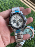 RC RLX Luxury Chronograph Stainless Steel Watch – Daytona-Style Design